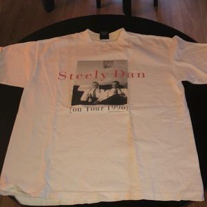 Steely Dan- On Tour 1996- *Damaged has yellowing Size XL
